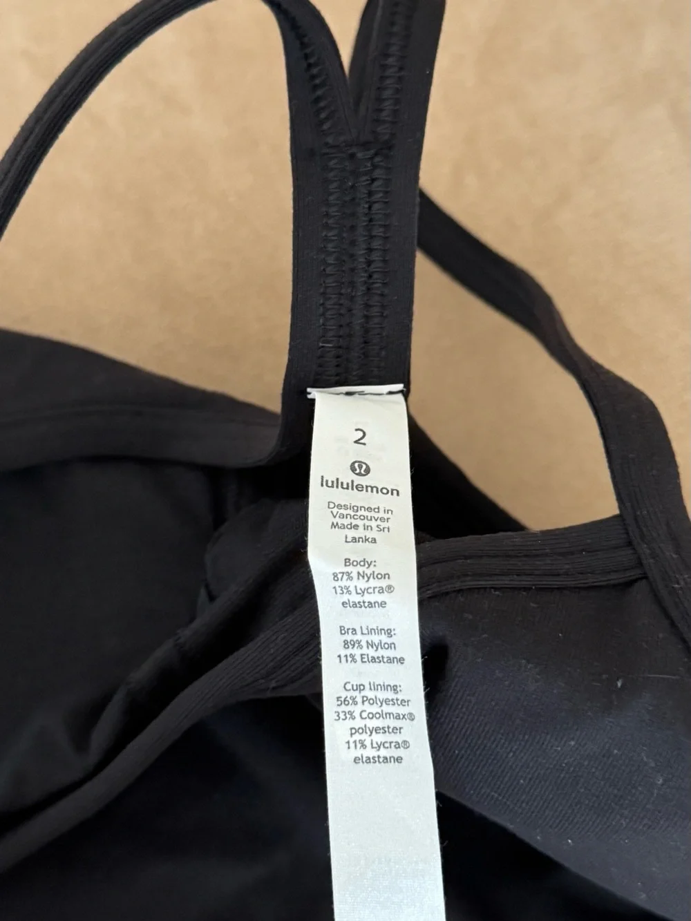 lululemon athletica black luon